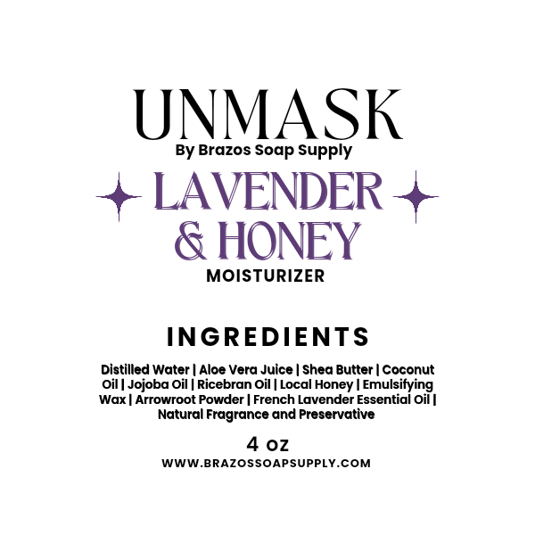 Lavender & Honey Moisturizer