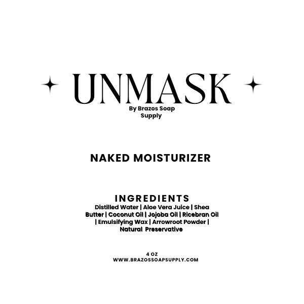 Unscented Moisturizer