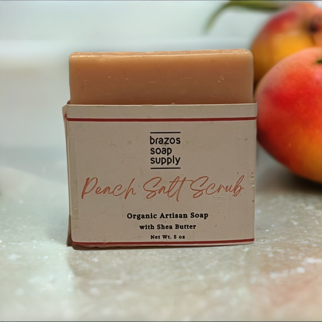 Peach Salt Scrub Bar 🍑
