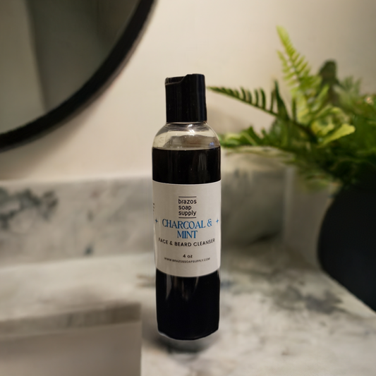 Charcoal & Mint Face & Beard Cleanser